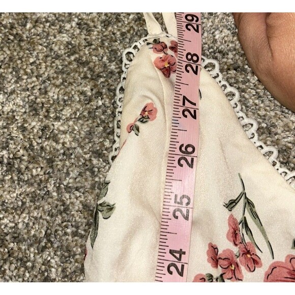 Two Sisters The Label Floral Mini Dress Lace Up Back Romantic Wedding Guest 6 - Picture 3 of 7